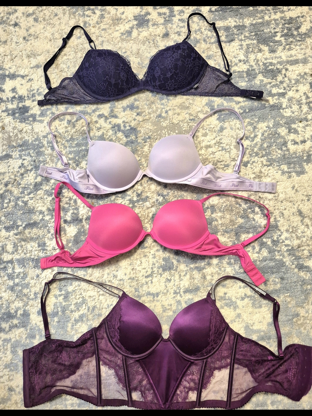 Victoria's Secret: Push- Up Bra Set Of 4